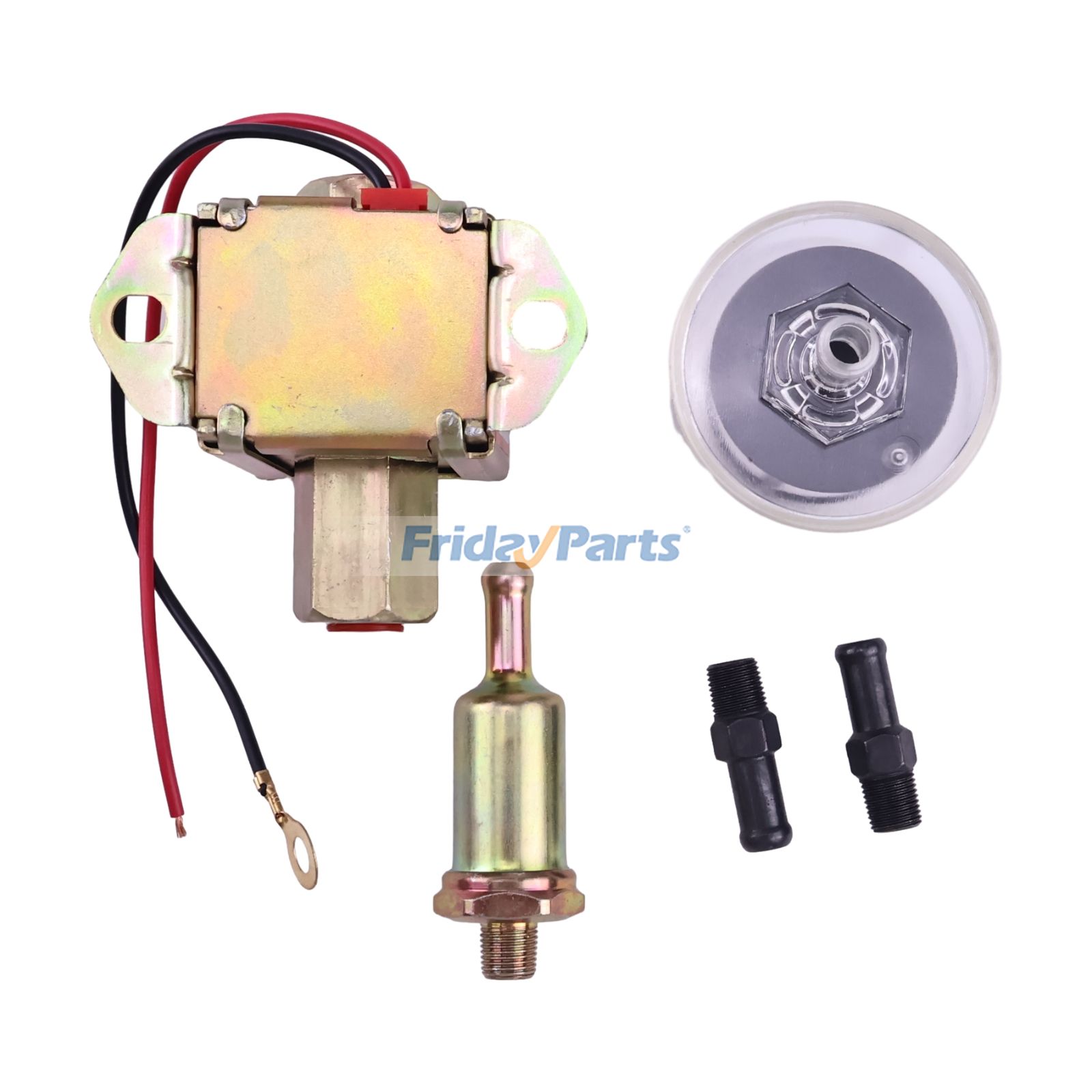 12V Fuel Pump 416-5886 with Filter 416-5884 for Caterpillar CAT Loader 226D 232D 236D 239D 242D 246D 249D 257D 259D 262D 272D 277D 279D 287D 289D 297D 299D