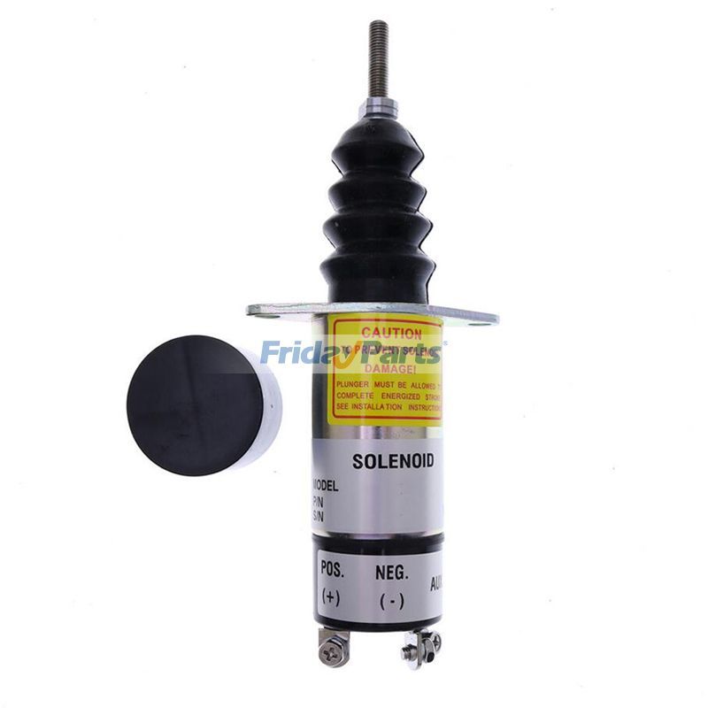 12V Fuel Shutdown Solenoid Valve 1504-12D2U1B1S1A SL-10616 for Woodward 1502 Series