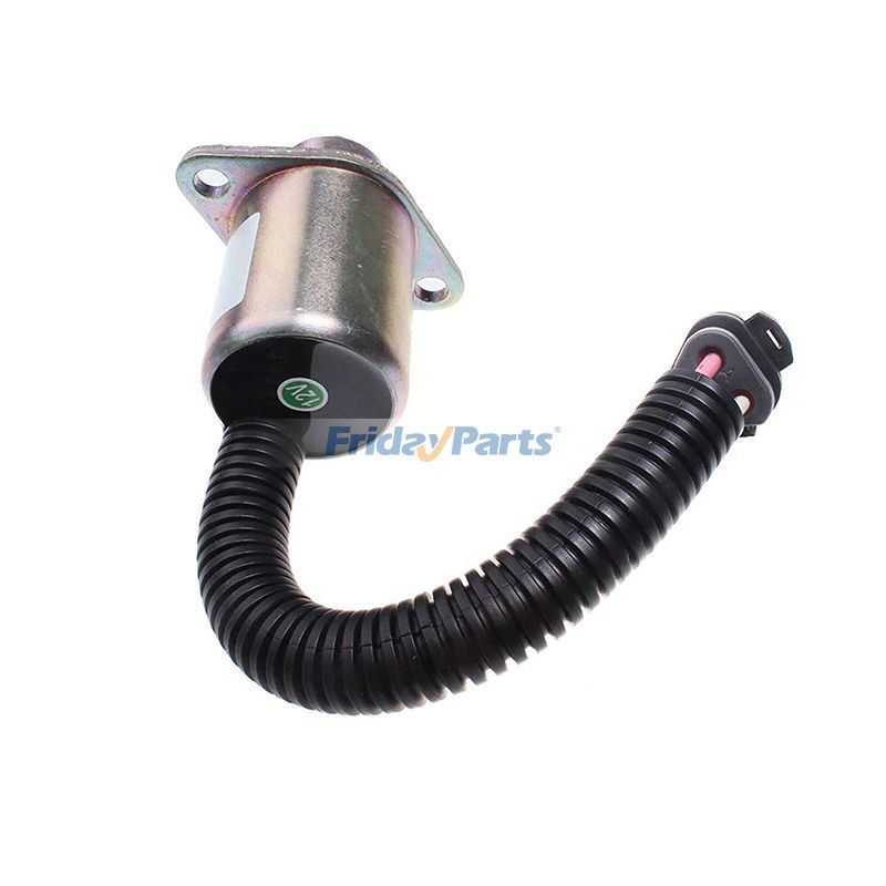 Engine 12V Fuel Stop Solenoid for Perkins Hyster