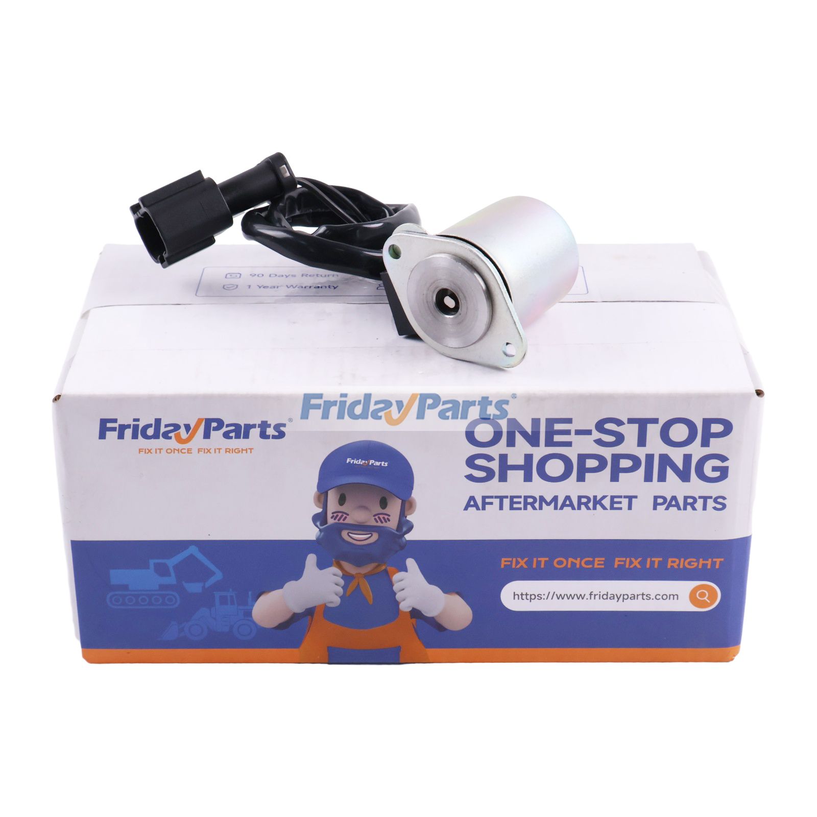 12V Hydraulic Solenoid Valve Coil for Kubota Excavator KX251