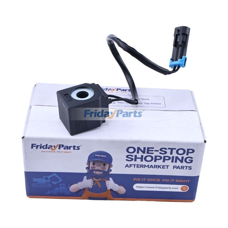 12V Hydraulic Valve Coil 6691203 for Bobcat L28 MT52 MT55 3650 5600 5610 UW53 UW56