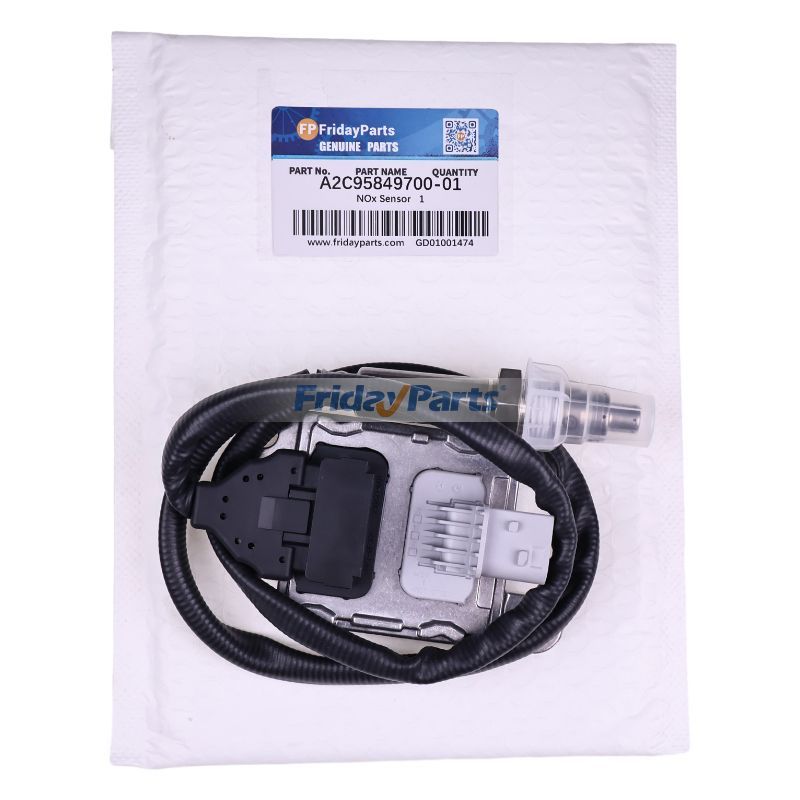 12V Nitrogen Oxide NOx Sensor A2C95849700-01 5WK97343B for Cummins Engine ISX MX11 DAF Truck