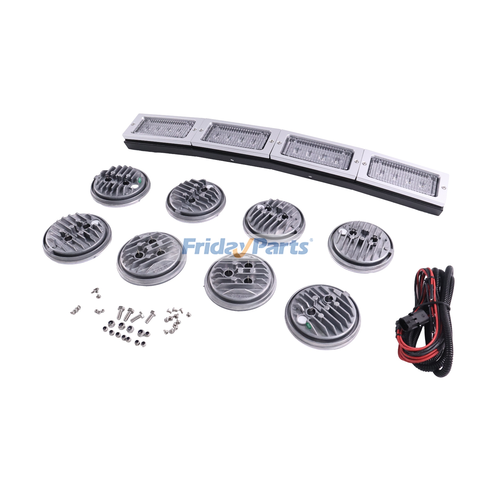 Kit de conversión de luz LED frontal de 12 V para tractor John Deere 4555 4755 4955 4560 4760 4960 Para JOHN DEERE