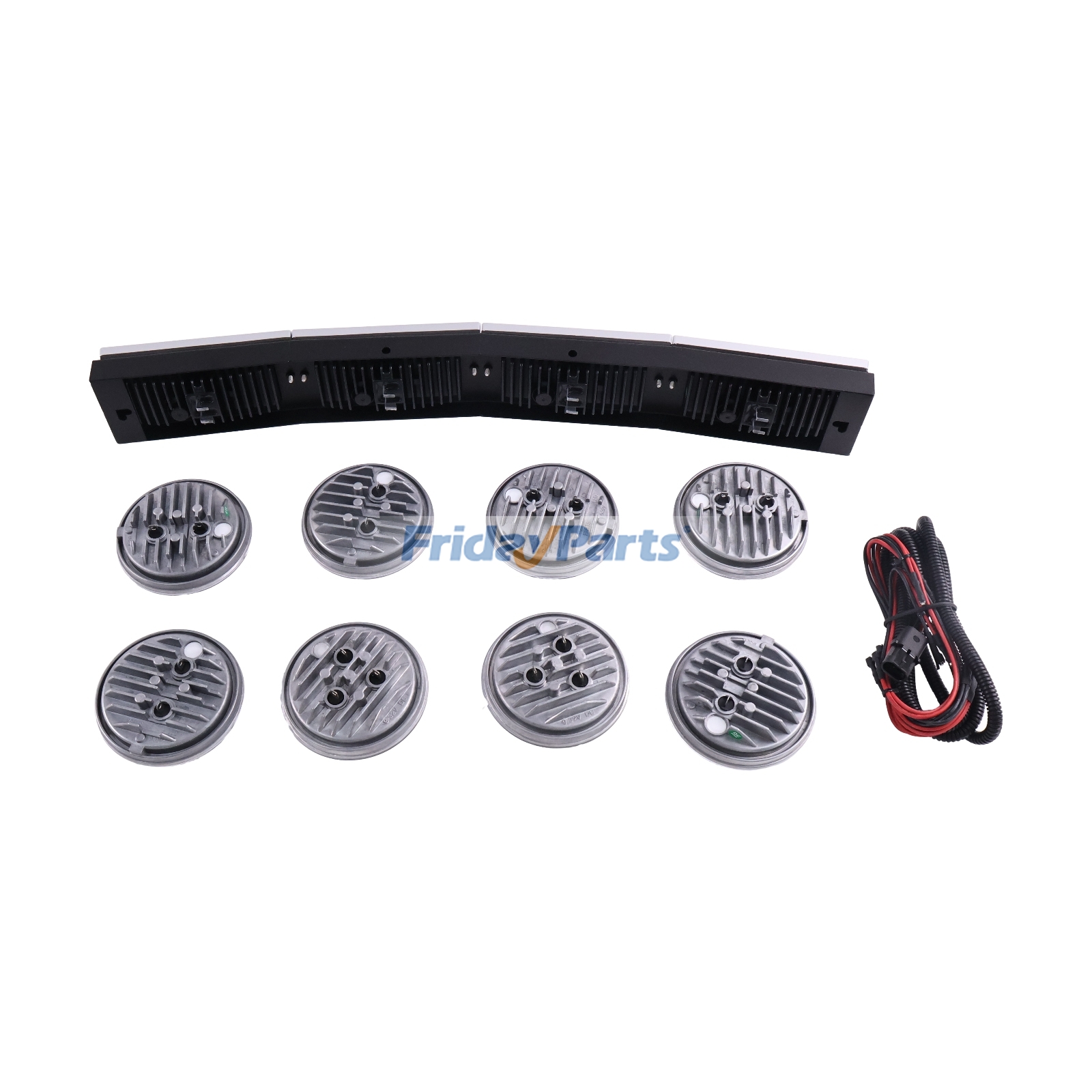 Kit de conversión de luz LED frontal de 12 V para tractor John Deere 4555 4755 4955 4560 4760 4960 de FridayParts