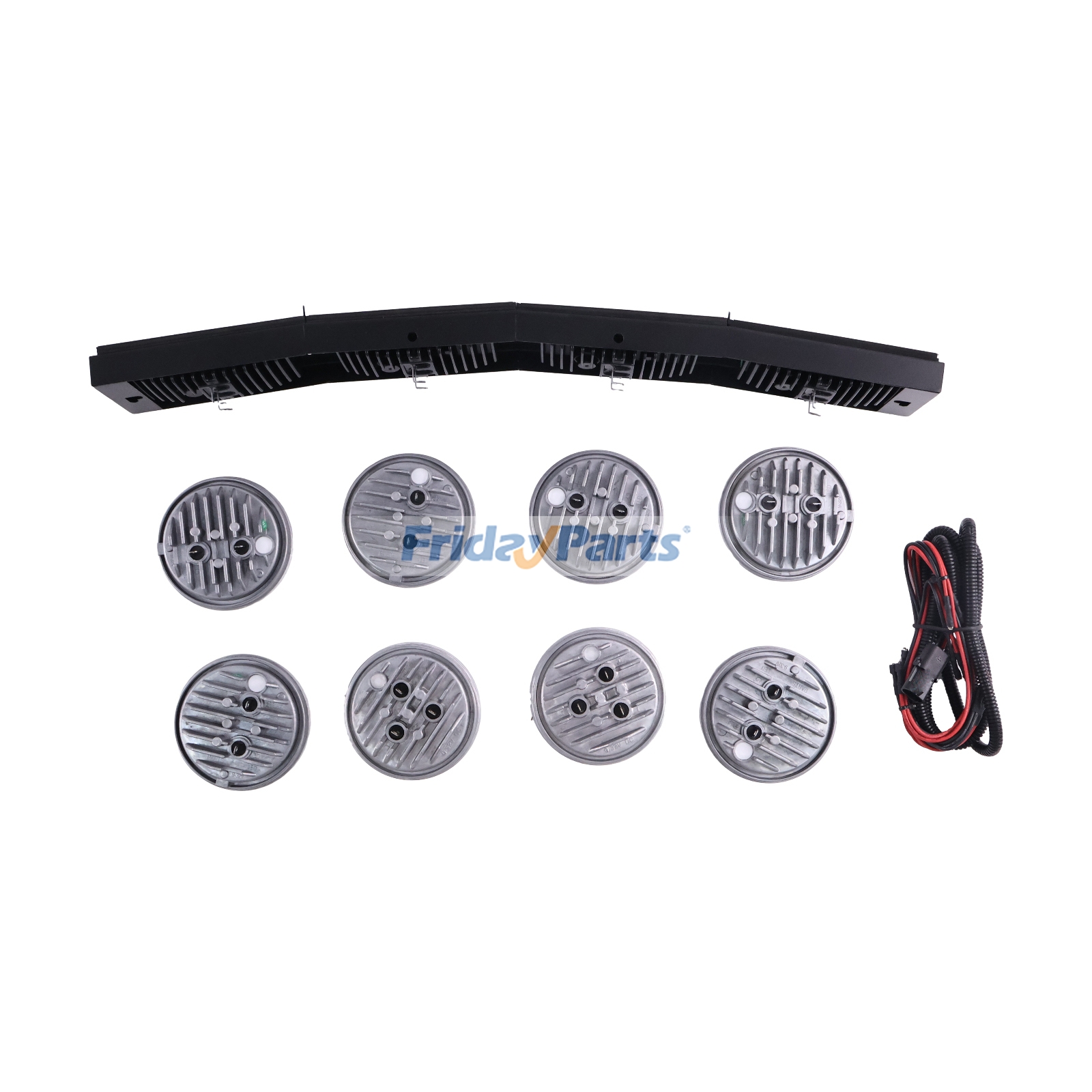 Kit de conversión de luz LED frontal de 12 V para tractor John Deere 4555 4755 4955 4560 4760 4960