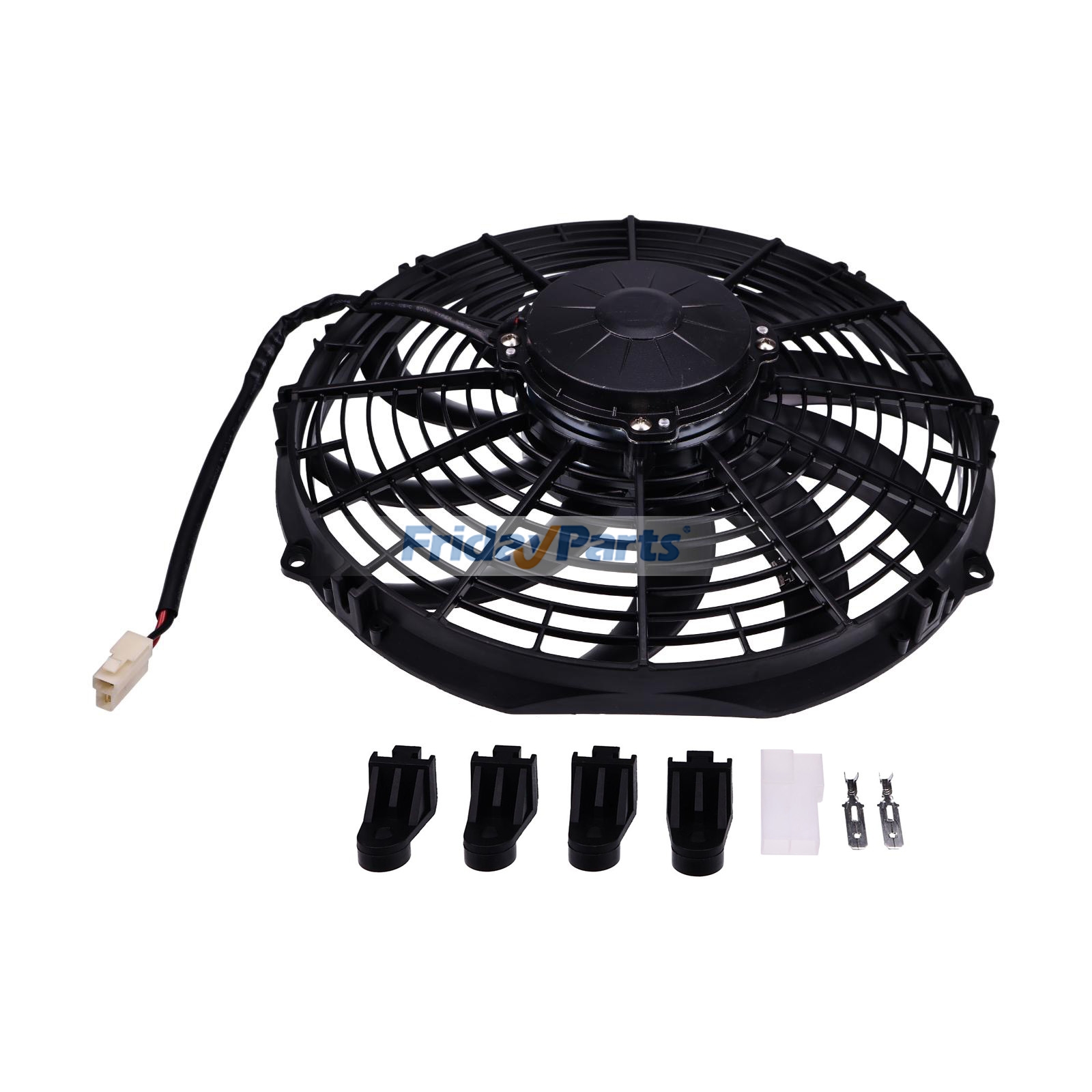 12V Radiator Cooling Fan Replacement for Spal 30100469 VA10-AP10/C-61S