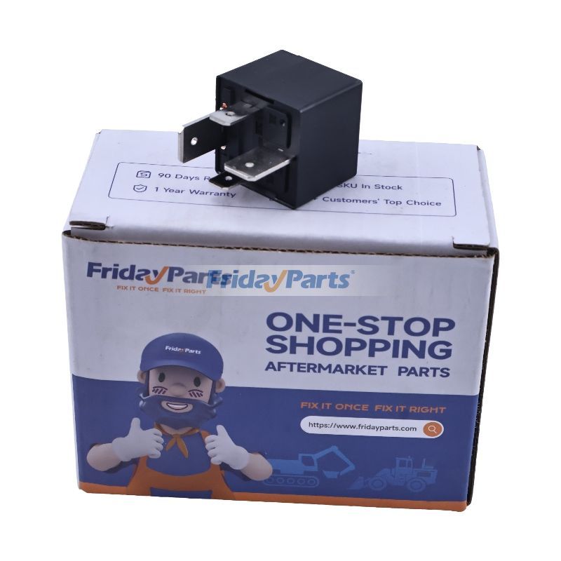 12-V-Relaisbaugruppe 2658025 für Caterpillar CAT 3054C C3.4 C4.4 Mitsubishi S3L2 Motor 440 415F2 906H 906H2 910K 914K