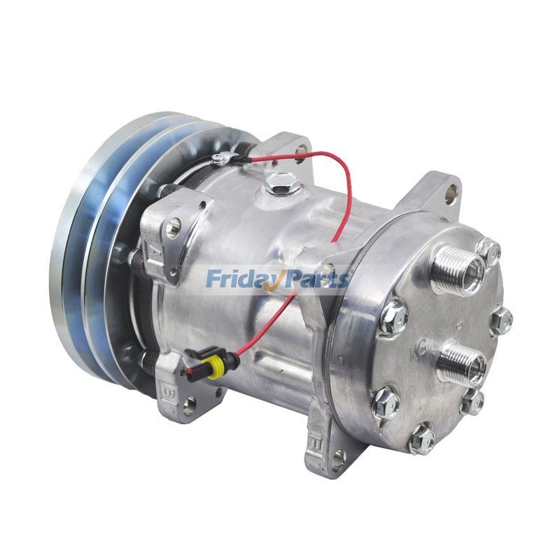 SD7H15 12V A/C Compressor For JCB Fastrac Tractors – Replaces 714/40477, 8-Groove Clutch