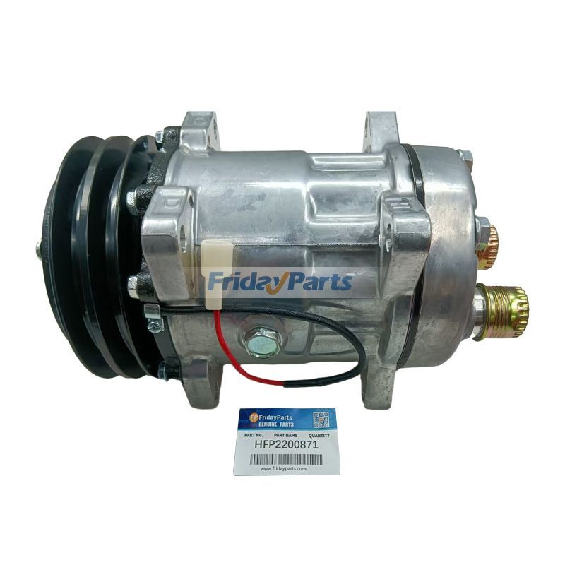 12V SD7H15 A/C Compressor 89644-9 for Bobcat Telescopic Handler T2556 T2566 Versahandler V518