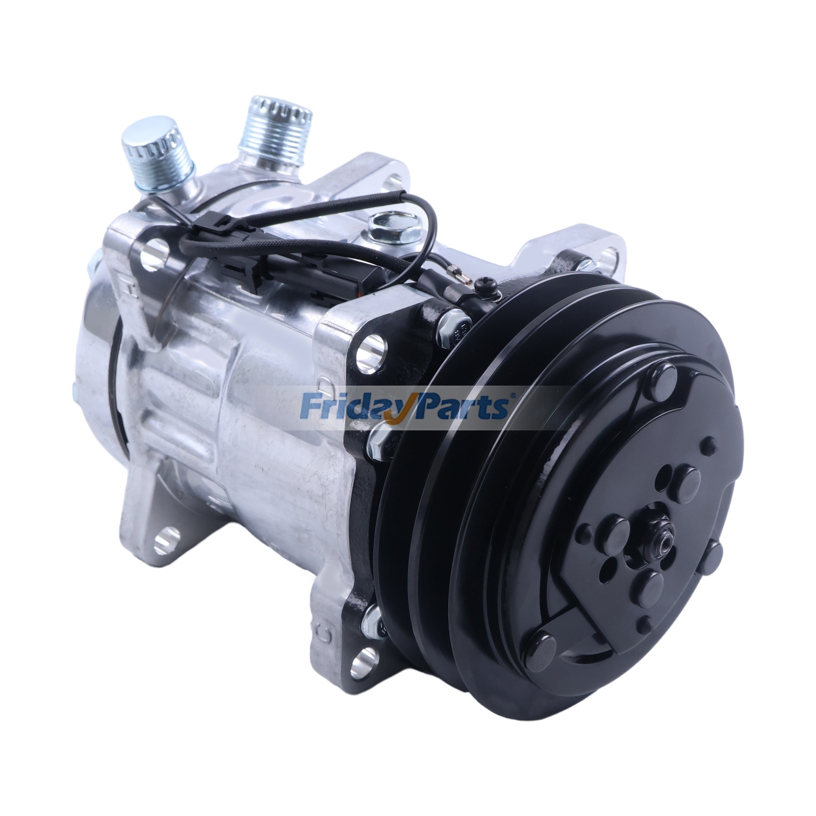 Compresor de aire acondicionado SD7H15 de 12 V, números de pieza 22411179000 y 2259344000, para Hyundai Excel 1986-1989, Jeep Wagoneer 1985-1990, Mazda 626 1982-1985 y Peterbilt 379 1995.