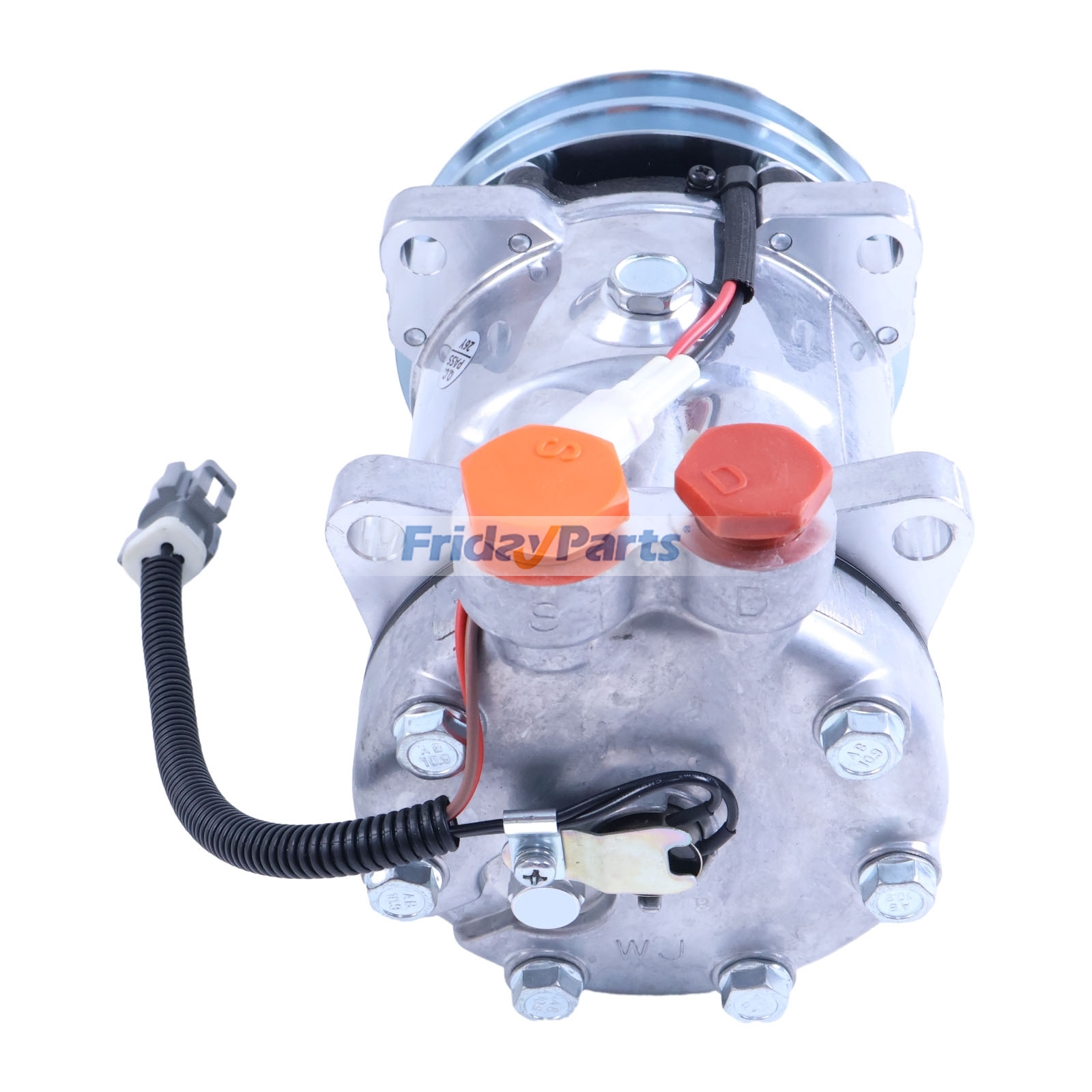 Compresseur de climatisation 12 V SD7H15 E4HZ-19703F 4469 pour camion Ford L8000F L8501 L9000 L9501 LN7000 LN8000 LN9000 1994-1997pourPour Ford,Pour Freightliner