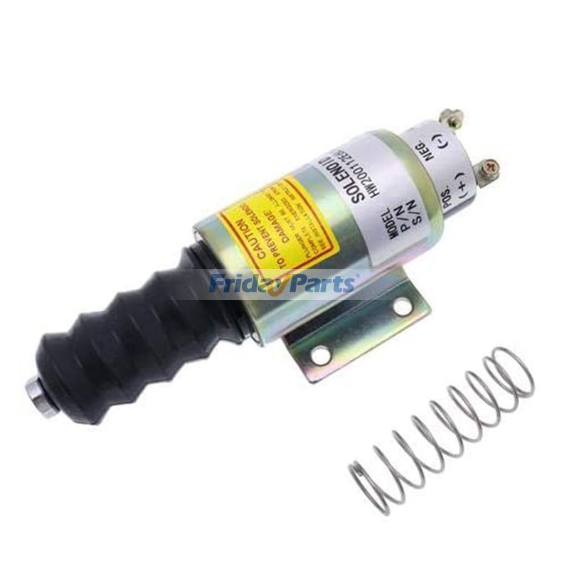 Solénoïde d'arrêt 12 V SA-3069 2001-12E6U1B2A pour la série Woodward 2000