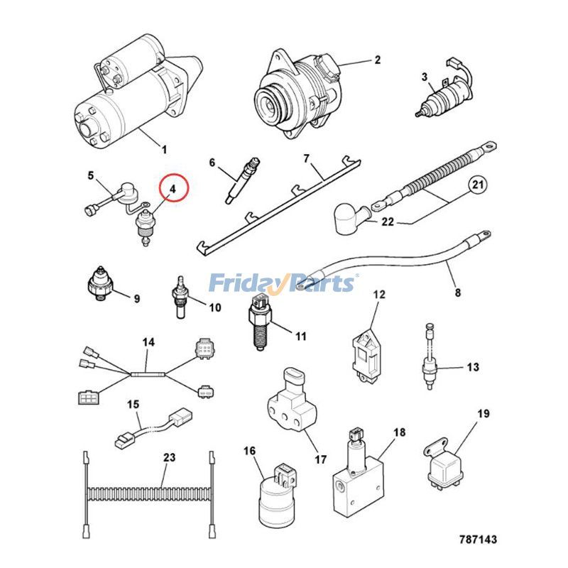 12-V-Absperrmagnetventilfür BaggerFür JCB
