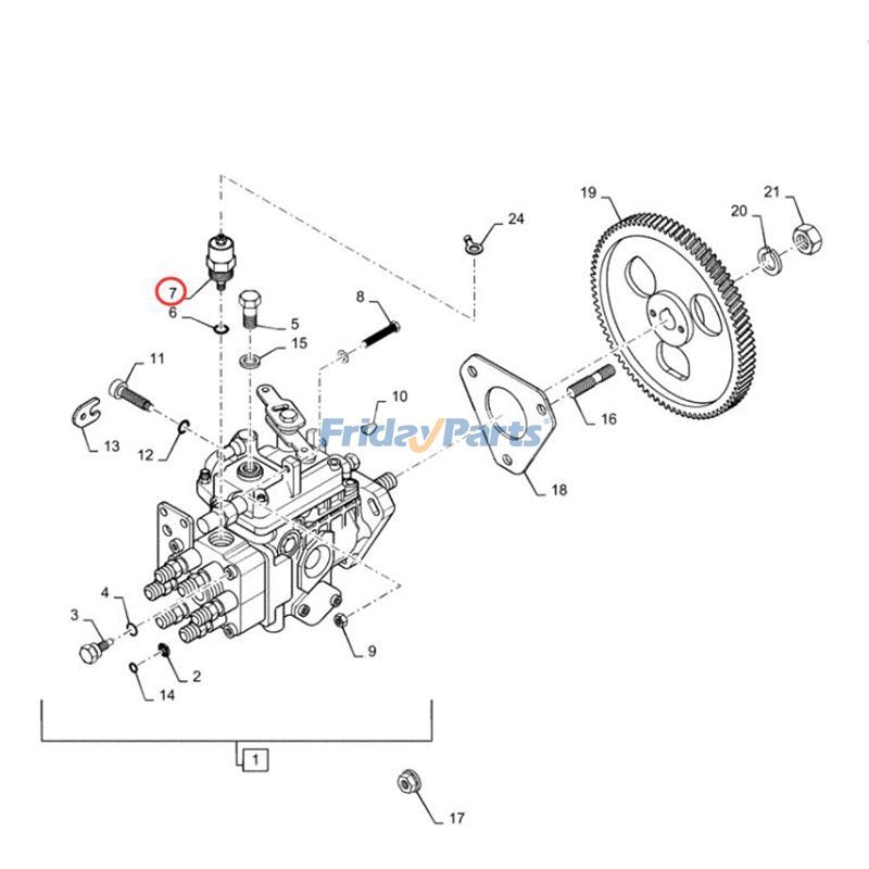 FridayParts 12V Shut-Off Solenoid Valve