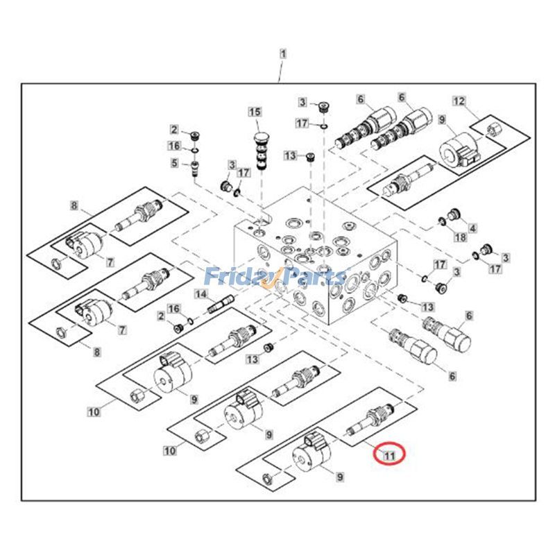 Parte para Motor,Pala cargadora,Otros equipos agrícolas,Otros