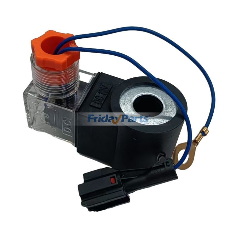 Bobine solénoïde 12 V 094001000 pour compresseur d'air Taille du trou 13 mm Hauteur 37,7 mm