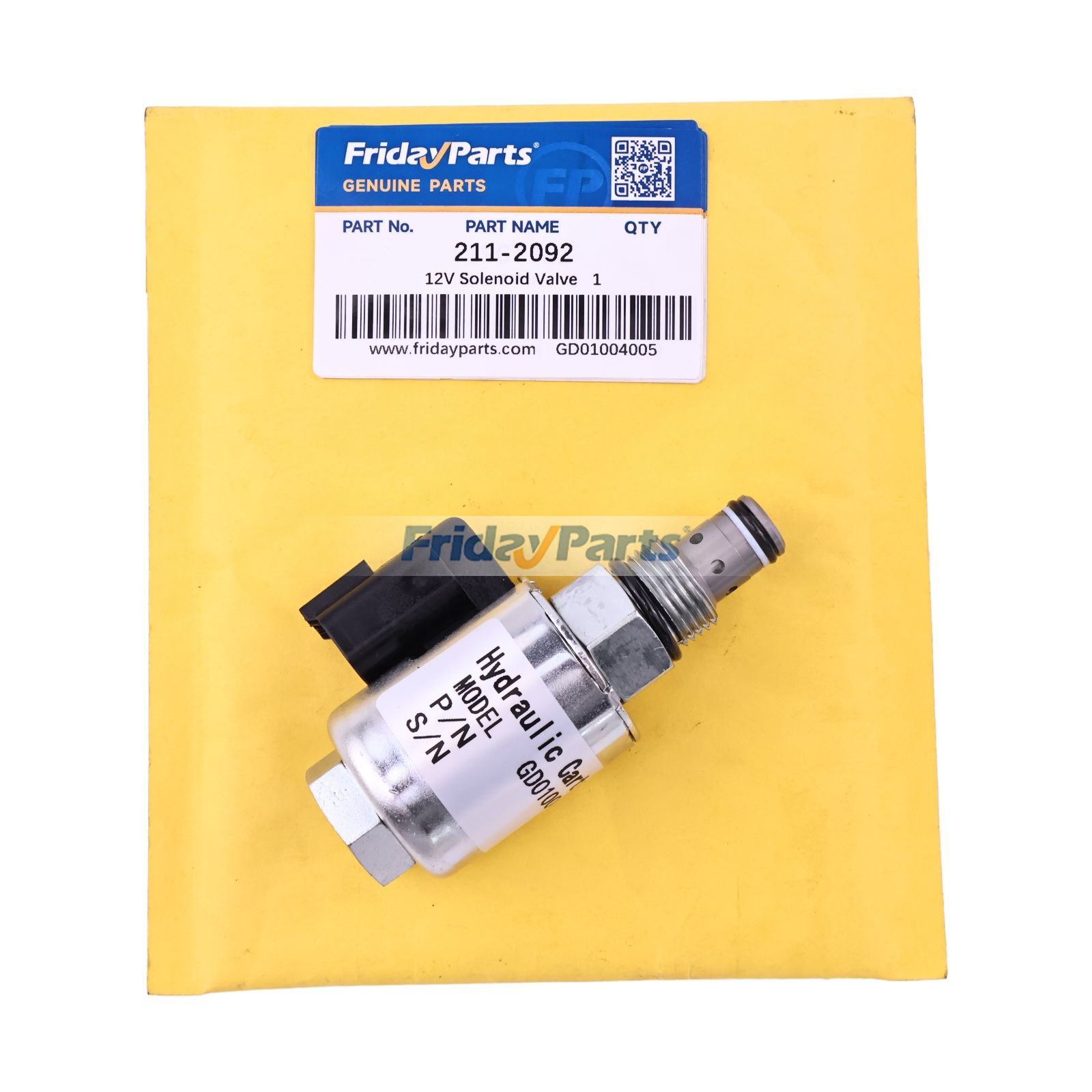 FridayParts 12V Solenoid Valve 