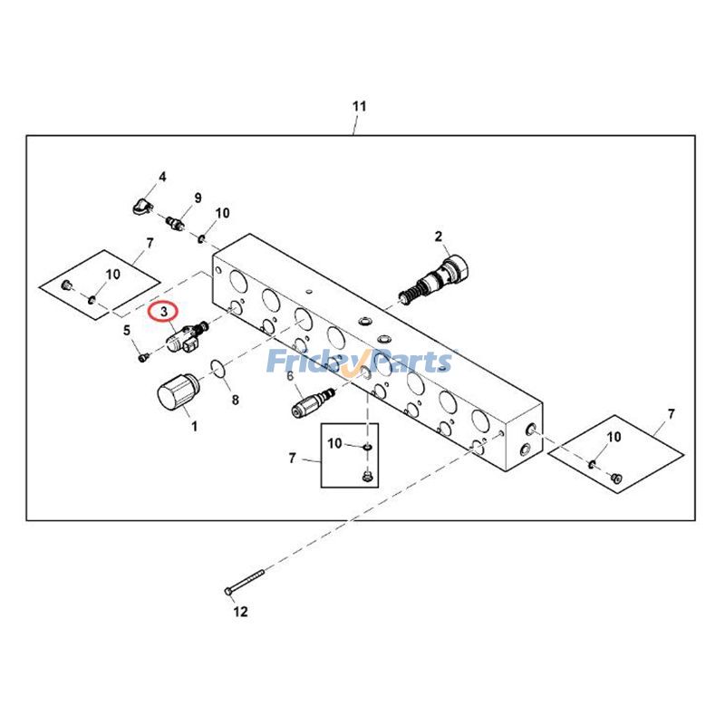 Électrovanne 12V de FridayParts