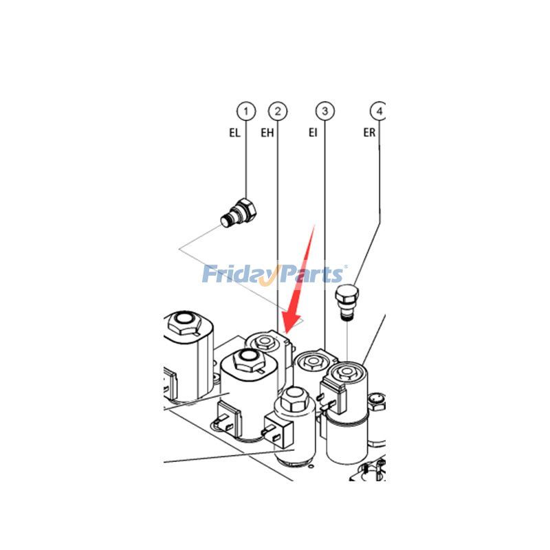 12V Solenoid Valve Coil Boom Lift for Aerial Work Platforms
