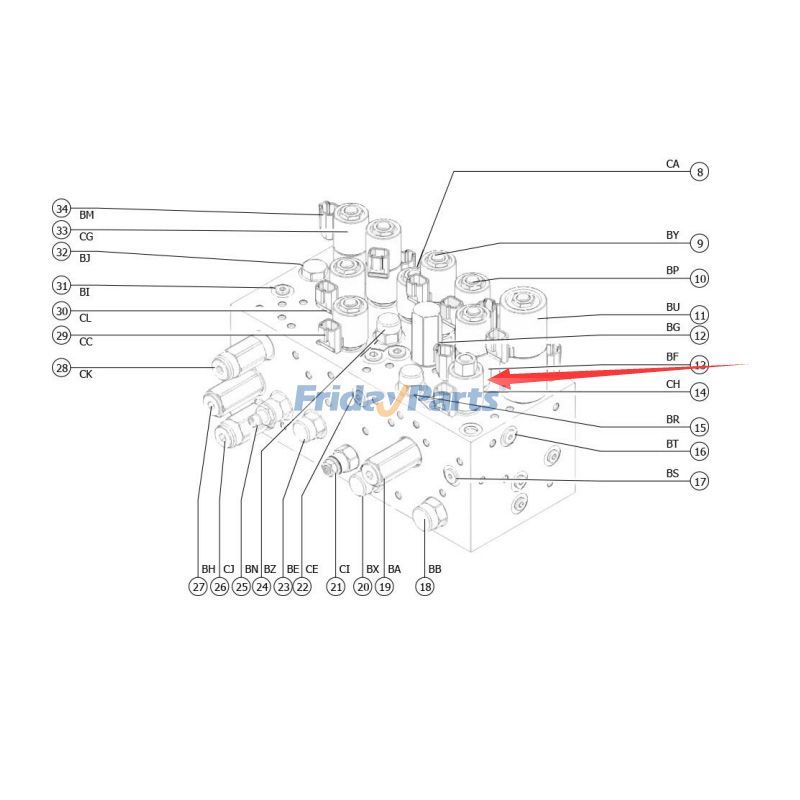 12V Solenoid Valve Coil Boom Lift for Aerial Work Platforms