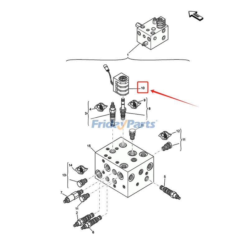 Solenoid Valve Coil for Excavator