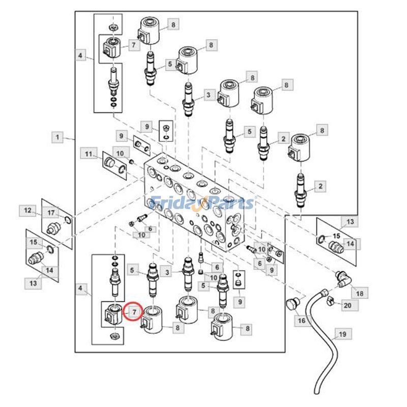  12V Solenoid Valve Coil Planter For JOHN DEERE