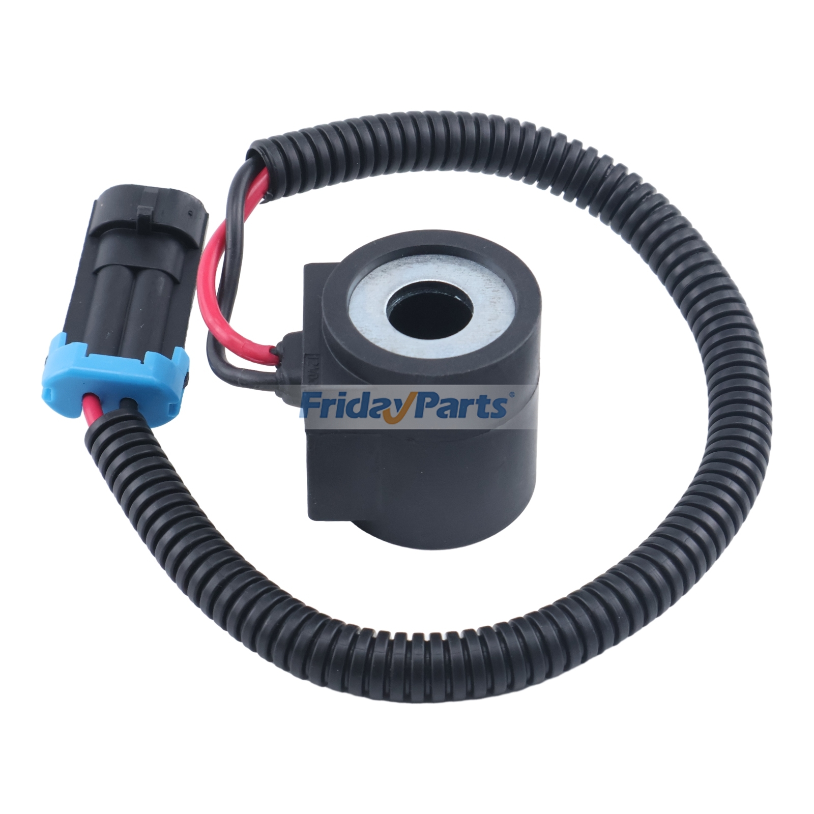 Bobina da válvula solenóide 12V KV15397 para motor John Deere 3029 4024 4045, carregadeira de direção deslizante 240 250 260 270 313 315 317 320