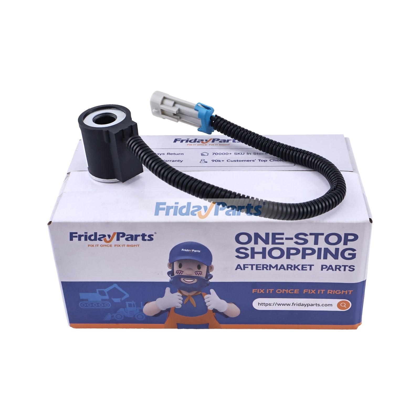 12V Solenoid Valve Coil TCA14065 322381 for John Deere Mower 3225C 3235C 2500B 2653B 7500 7700 8500 8700