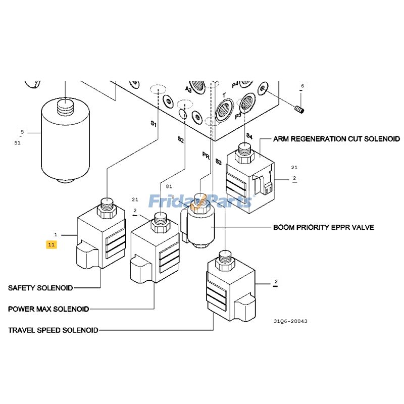 12V Solenoid Valve Coil R215-7 in Stock in China