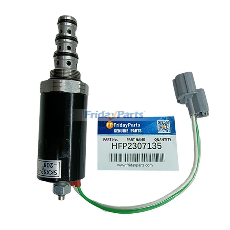 12V Solenoid Valve KDRDE5K-20/30C12A-101-T for Kobelco Excavator SK200-2 SK200-5 SK220-2