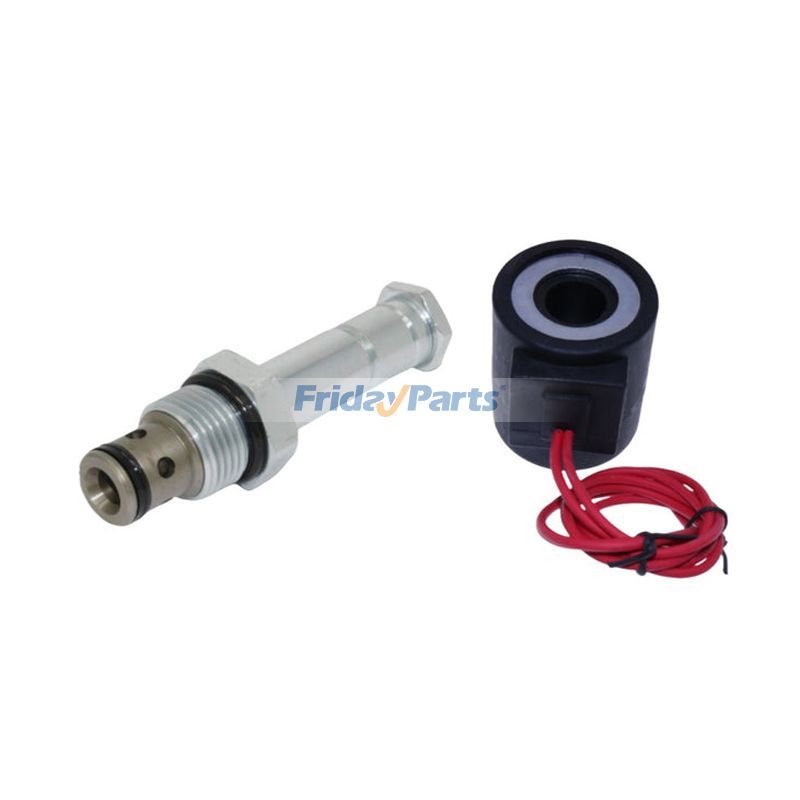 12V Solenoid Valve with Coil 8036832 for JLG 644E-42 944E-42 SkyTrak 8042 10042 10054 MMV EIRV