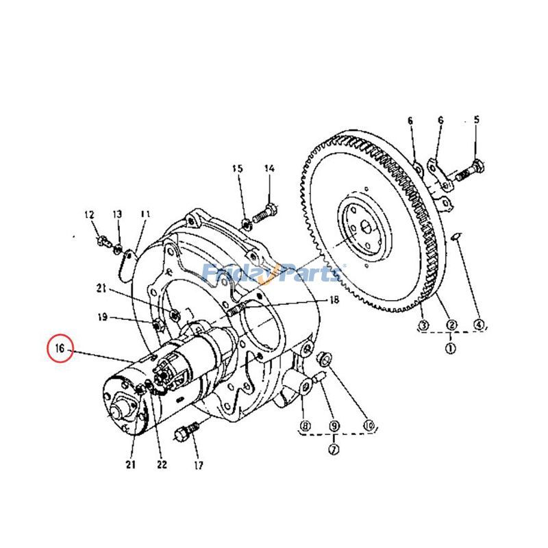 Starter Motor For Kioti,For KUBOTA Engine,Excavator,Tractor
