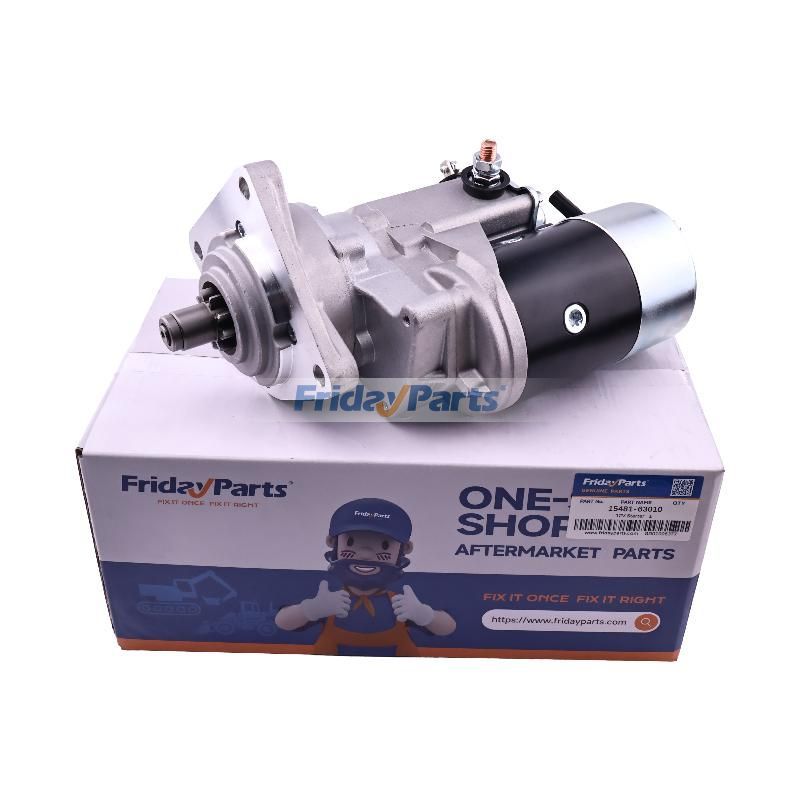12V Starter 15481-63010 15481-63012 028000-7730 for Kubota Engine V40002A V4300A Tractor M6950 M7950 M8950