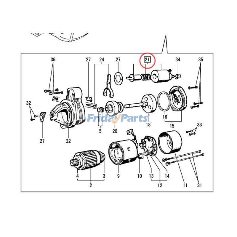 12V スターター ソレノイド スイッチ 4TNV88