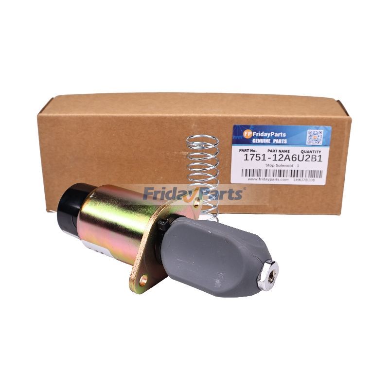 12V Stop Solenoid 1751-12A6U2B1 175112A6U2B1 for Woodward