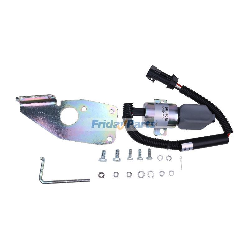 12V Stop Solenoid RM59184630 for Volvo Smooth Drum Roller DD14 DD15 DD16