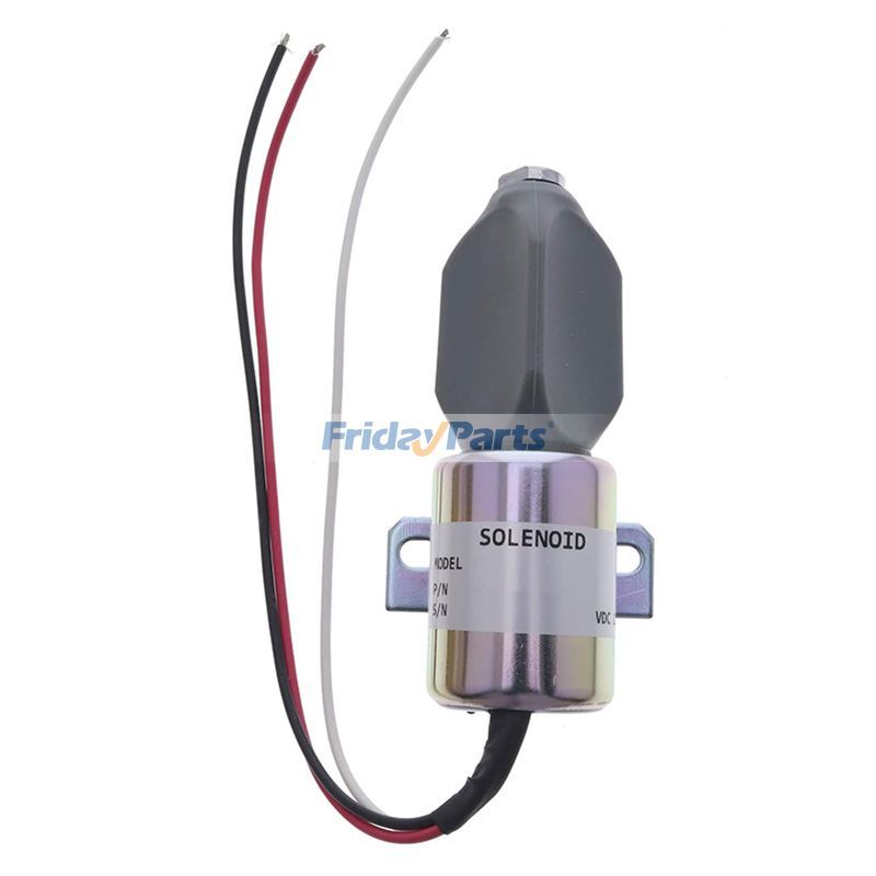 12V Stop Solenoid SA-3786-12 1753ES-12E6ULB1S1 for Kubota Diesel Engine 21HP 91-05 Grasshopper Mower 721D2