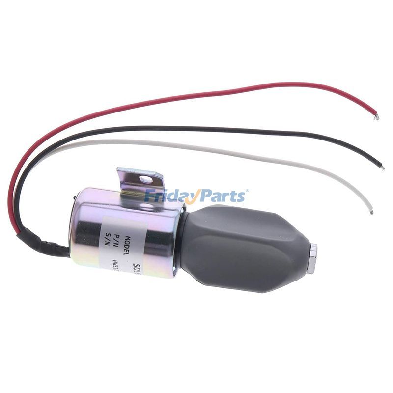 Solenoide de parada de 12 V SA-3786-12 1753ES-12E6ULB1S1 para motor diésel Kubota de 21 HP, 91-05, cortadora de césped Grasshopper 721D2 de FridayParts