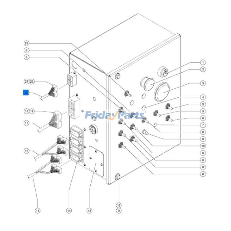 Arnés de 12 V a plataforma 88723-69700GT para elevador de pluma Genie Z-45/25 Z-45/25J Para Genie