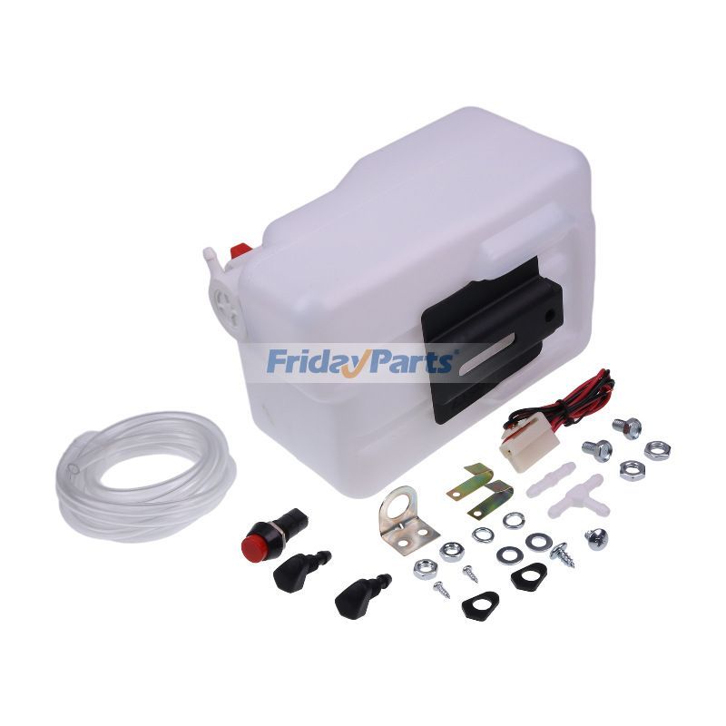 Vehicle Windshield Washer Bottle Tank Pump Wiper System Reservoir Kit