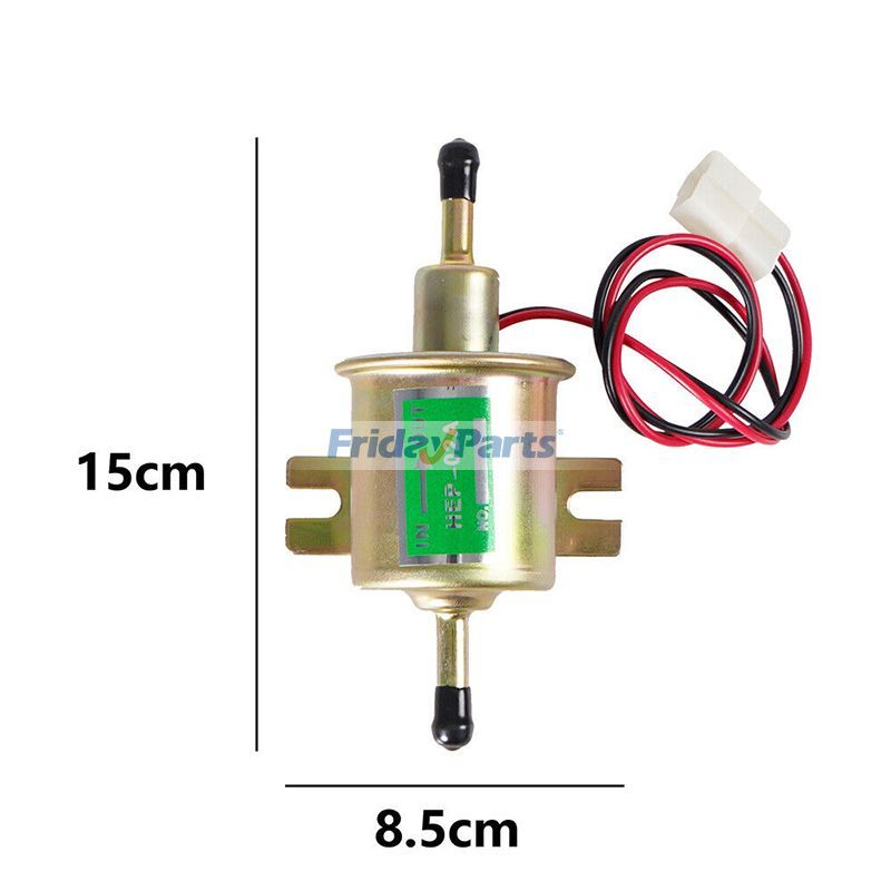 12V Universal 2.5-4 PSI Gas Diesel Inline Low Pressure Electric Fuel Pump for Engine