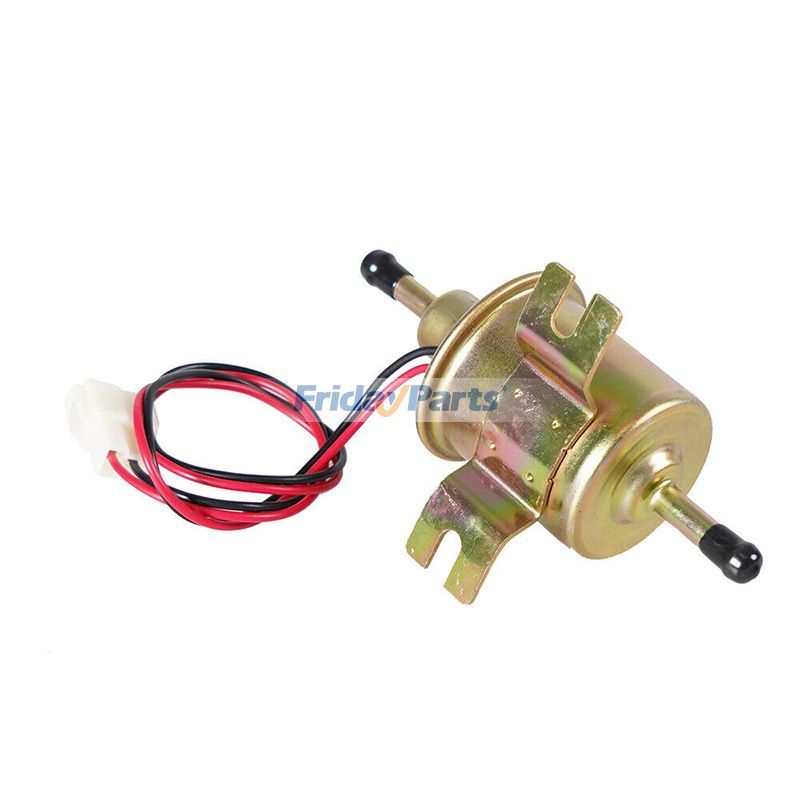 FridayParts 12V Universal 2.5-4 PSI Gas Diesel Inline Low Pressure Electric Fuel Pump