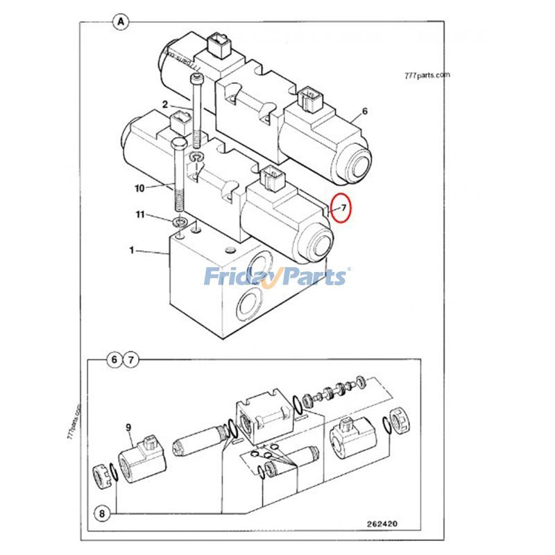 Conjunto de válvulas 12V 25/220641 para retroescavadeira JCB 214-4 215-2 3CX 4C444 Telehandler 533-105 537H 540 para Carregadora ,Manipulador Telescópico