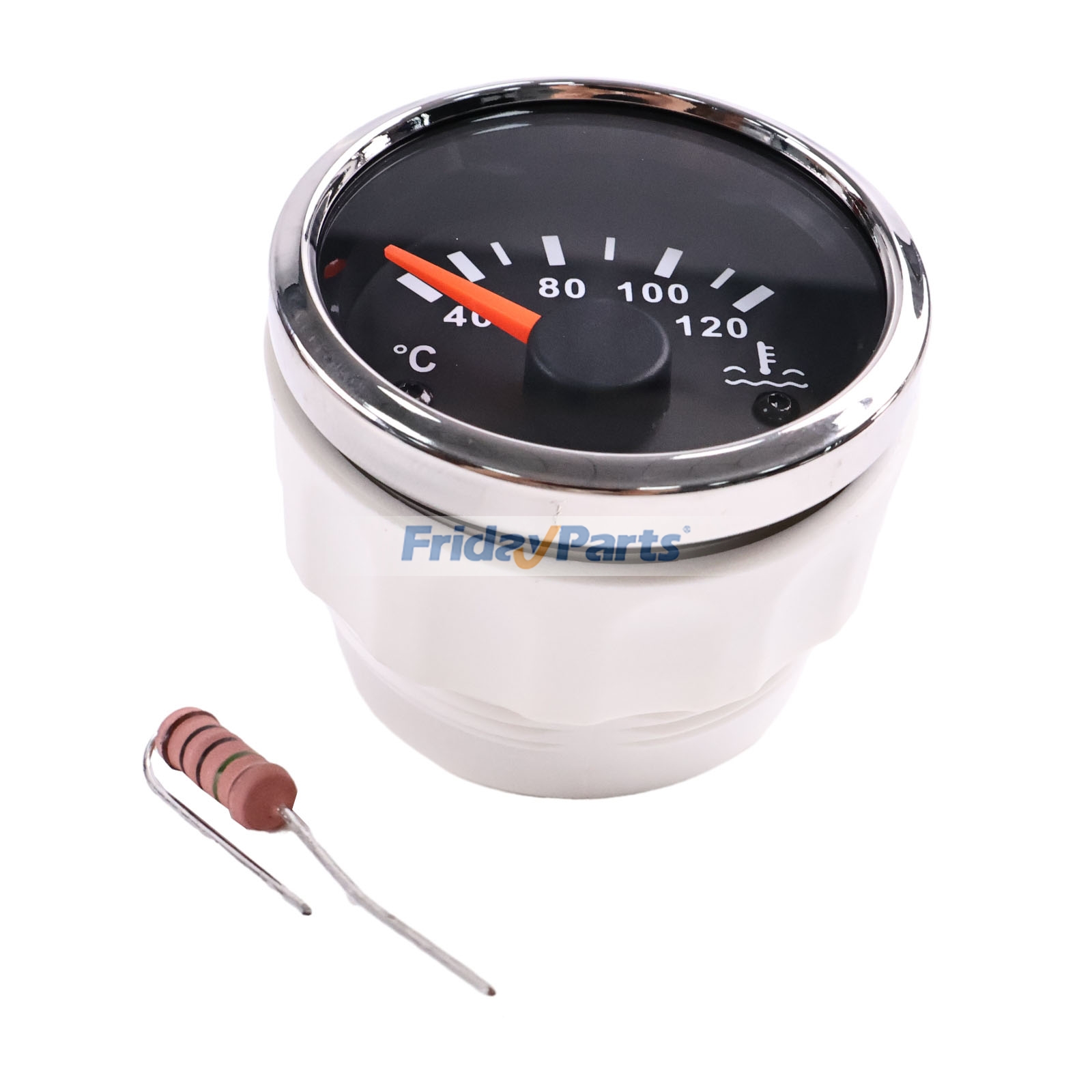 12V Water Temperature Gauge J-K14067 ZPTR-BS-40-120 for Construction Machinery