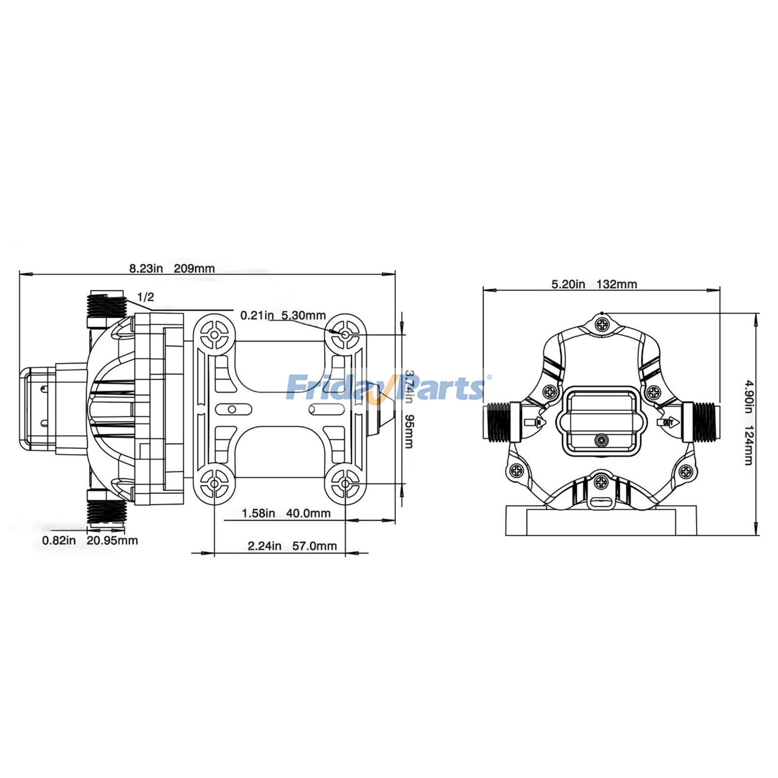 車両 ダイヤフラムポンプ