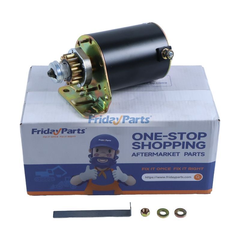 12V 14T Starter Motor LG693551 SE501848 MIA13018 for Briggs & Stratton Engine 280J07 284H07 285H07 John Deere Tractor X105 X106 X110 X120 X145