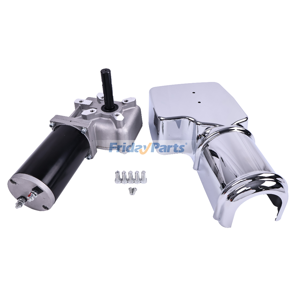 12V 2.0HP 90:1 1200W Dump Truck Roll Tarp Motor Chrome Cover
