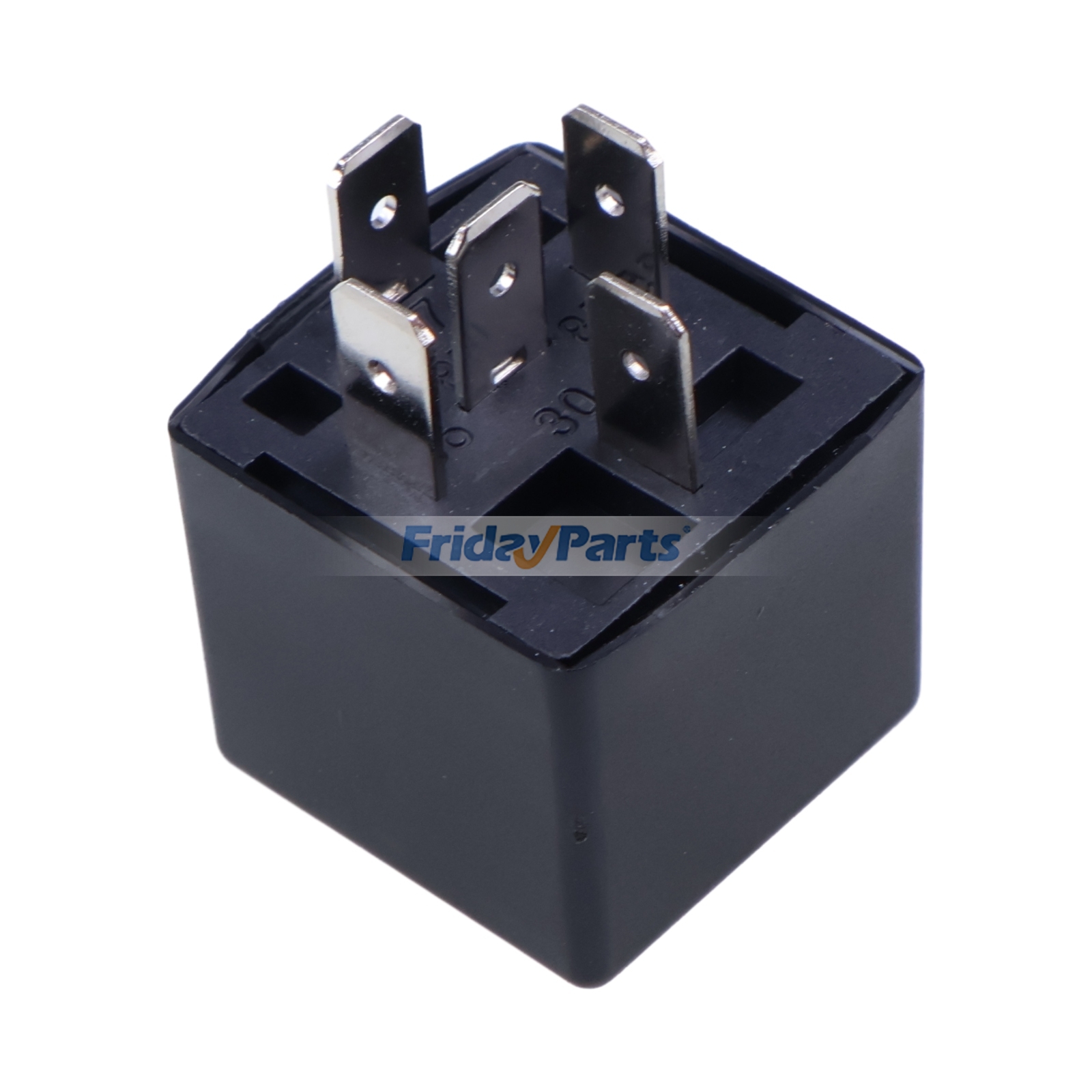 Relais 12 V 20/30 A 5 pôles D128310 pour chargeuses CASE 580E, 580G, 580SK, 580SE, 1845C, 1835C, 75XT et 85XT.