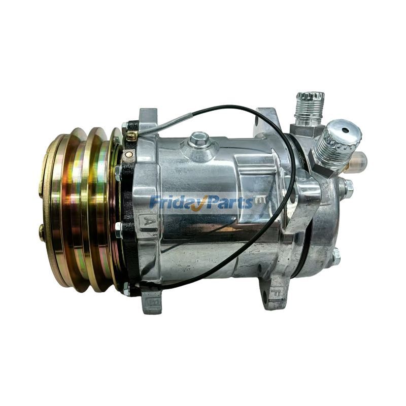 Compresor de aire acondicionado SD510 de 12 V, 2 unidades, 132 mm, 5724, 5725 y 9104 de FridayParts