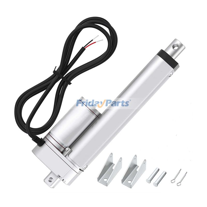 Elektrischer Linearantrieb 809, 12 V, 3000 N, 6 Zoll, 5 mm/s, mit Spiralkabel und Zubehör für industrielle und landwirtschaftliche Geräte